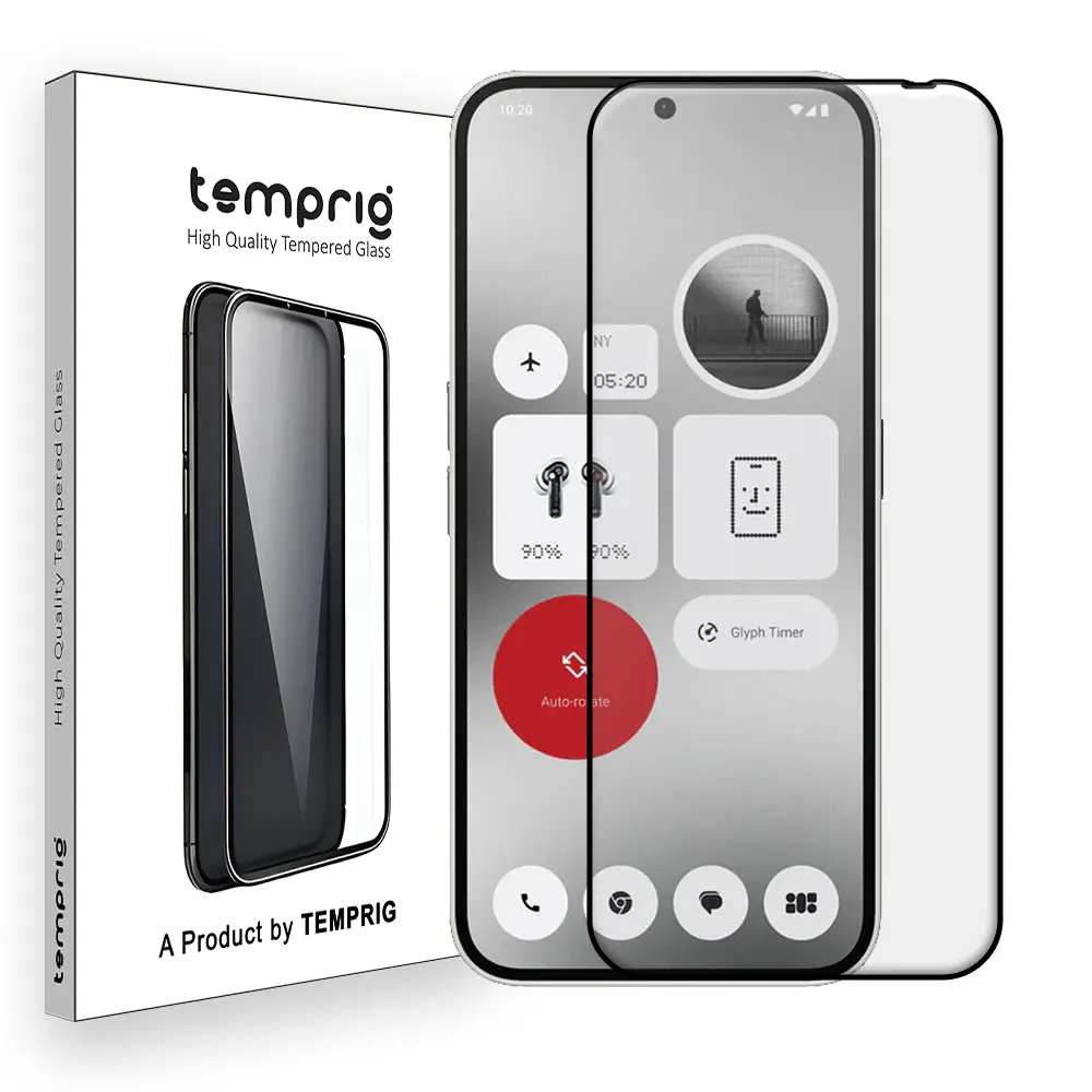 TEMPRIG Premium Tempered Glass Screen Protector for Nothing Phone 2A  Premium Protection, Scratch Resistant