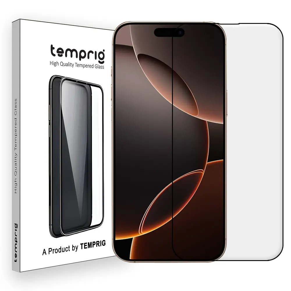 TEMPRIG Ultra-Premium Tempered Glass for iPhone 16 Pro Max – Superior Protection with Crystal Clarity & Scratch Resistance